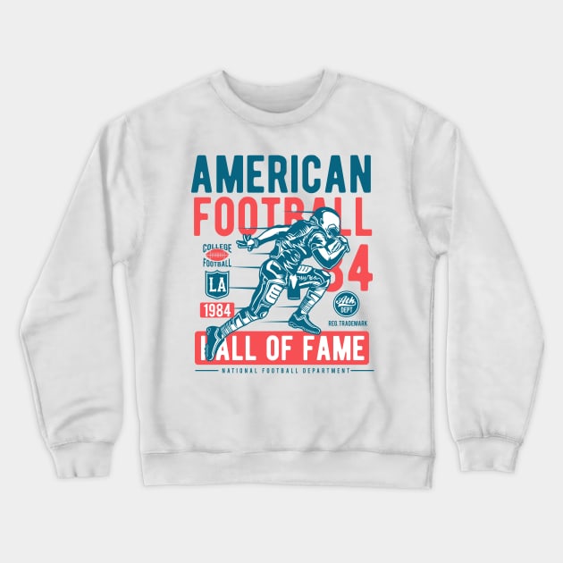 American Football Crewneck Sweatshirt by PaunLiviu